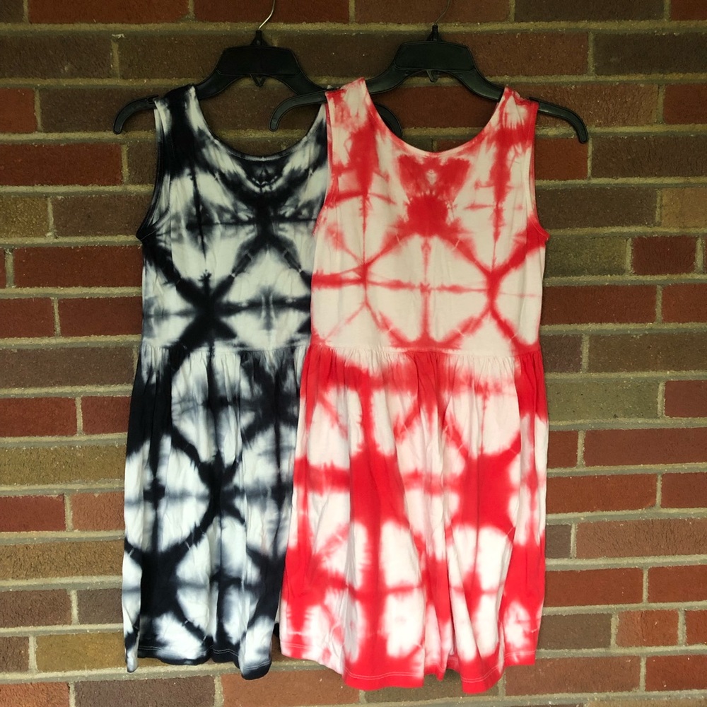 Gap 2-pack Girls Sleeveless Tie-Dye Dresses